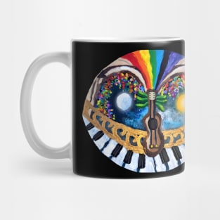 Night and Day Musical Balcony Landscape Mug